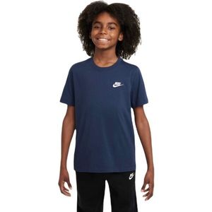 Nike SPORTSWEAR Dětské triko, tmavě modrá, velikost obraz