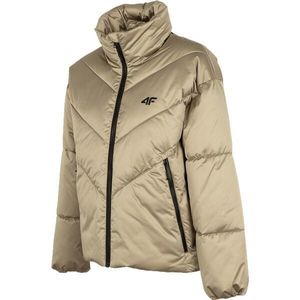 4F DOWN JACKET Dámská bunda, béžová, velikost obraz