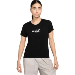Nike SPORTSWEAR CHILL KNIT Dámské tričko, černá, velikost obraz