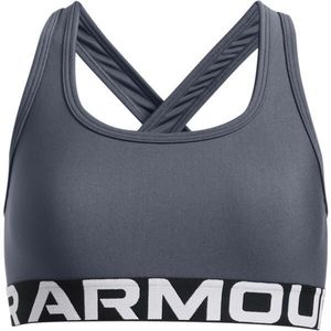 Under Armour CROSSBACK BRA Dívčí podprsenka, tmavě šedá, velikost obraz