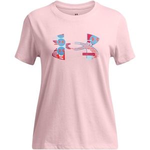 Under Armour BIG LOGO FILL Dívčí tričko, růžová, velikost XS obraz