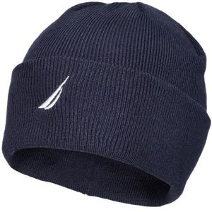 NAUTICA GERRO BEANIE Pánská zimní čepice, tmavě modrá, velikost UNI obraz