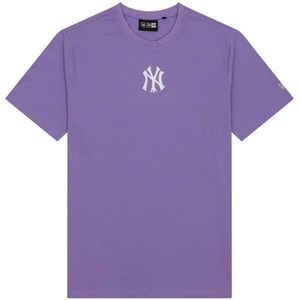New Era NEW YORK YANKEES MLB Pánské triko, fialová, velikost obraz
