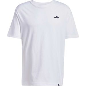 adidas LOUNGE SLIDE TEE Pánské triko, bílá, velikost obraz