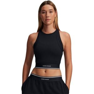 Under Armour MERIDIAN RIB BRANDED TANK Dámské sportovní tílko, černá, velikost S obraz
