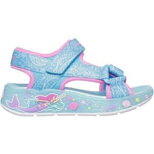 Skechers S LIGHTS - MERMAID DREAMS SAND Dívčí sandály, světle modrá, velikost obraz