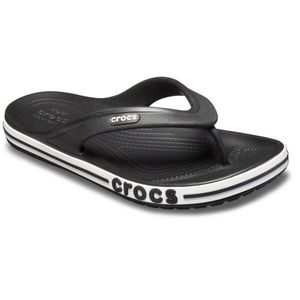 Crocs BAYABAND FLIP Unisex žabky, černá, velikost 41/42 obraz