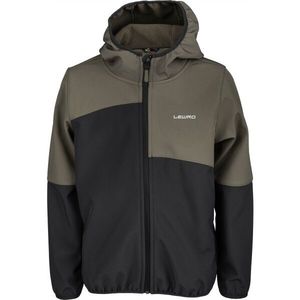Lewro ULLI Dětská softshellová bunda, khaki, velikost 116-122 obraz