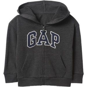 GAP V-FRCH LOGO Chlapecká mikina, tmavě šedá, velikost 5Y obraz