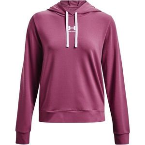 Under Armour RIVAL TERRY Dámská mikina, vínová, velikost obraz