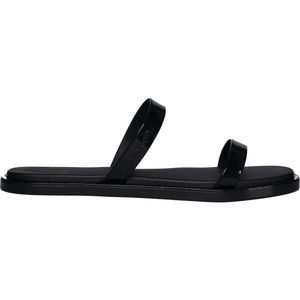 Calvin Klein DOUBLE BAR SLIDE Dámské sandály, černá, velikost obraz