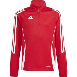 adidas TIRO24 TRAINING TOP Dětská sportovní mikina, červená, velikost obraz