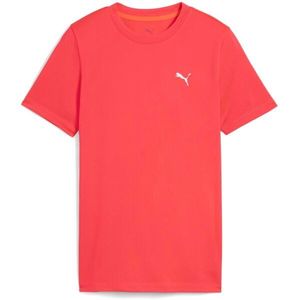 Puma TAD ESSENTIALS TEE B Chlapecké triko, červená, velikost obraz