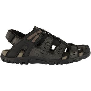 Geox UOMO SANDAL STRADA Pánské sandály, černá, velikost obraz