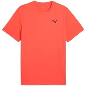 Puma M TAD ESSENTIALS SOLID CAT TEE Pánské triko, červená, velikost obraz