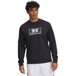 Under Armour RIVAL LOGO CREW Pánská mikina, černá, velikost S obraz