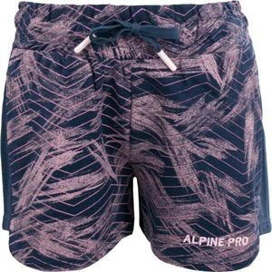 ALPINE PRO LEVO Dívčí šortky, tmavě modrá, velikost obraz