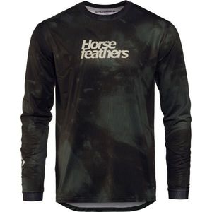 Horsefeathers QUANTUM LS Pánský cyklodres, tmavě šedá, velikost obraz