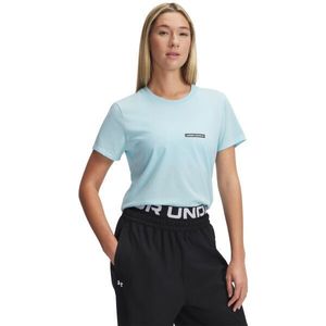 Under Armour RIVAL OUTLINE Dámské tričko, světle modrá, velikost M obraz