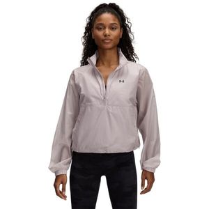 Under Armour RIVAL WOVEN ANORAK Dámská bunda, šedá, velikost L obraz