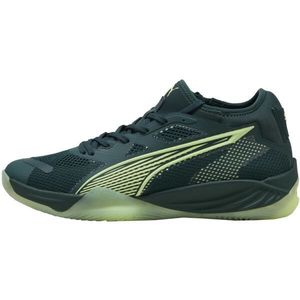 Puma ELIMINATE NITRO SQD 4 Pánská obuv na házenou, tmavě zelená, velikost 44 obraz
