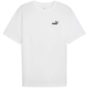 Puma ESSENTIALS RELAXED SMALL NO 1 LOGO TEE Pánské triko, bílá, velikost obraz