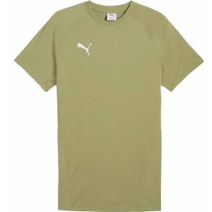 Puma TEAMEVOSTRIPE TEE Pánské triko, khaki, velikost obraz