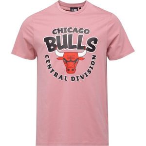 New Era CHICAGO BULLS NBA BUBBLE WORDMARK Pánské triko, růžová, velikost obraz