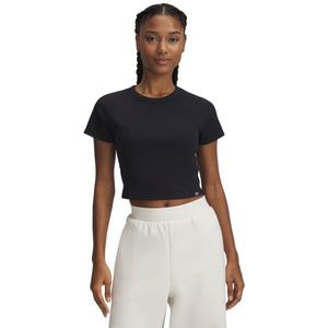 Under Armour RIVAL RIB BABY TEE Dámské triko, černá, velikost M obraz