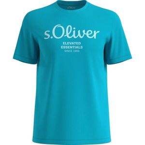 s.Oliver LOGO T-NOOS Pánské tričko, tyrkysová, velikost obraz