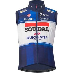 Castelli QUICK STEP PRO LIGHT Pánská cyklistická vesta, tmavě modrá, velikost XXXL obraz