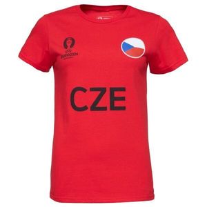 FANATICS UEFA EURO 2024 CZECHIA NATION FLAG Dámské triko, červená, velikost obraz