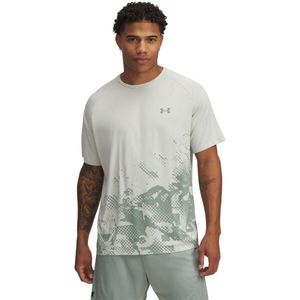 Under Armour TECH FADE Pánské triko, světle zelená, velikost S obraz