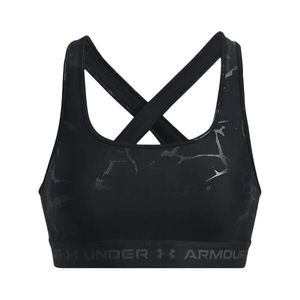 Under Armour CROSSBACK MID EMBOSS Dámská podprsenka, černá, velikost obraz