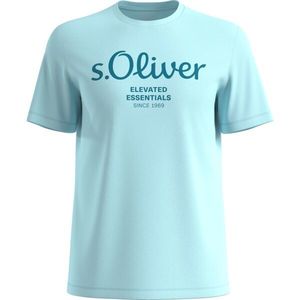 s.Oliver LOGO T-NOOS Pánské tričko, světle modrá, velikost obraz