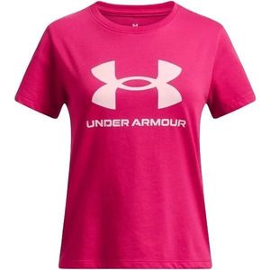 Under Armour BIG LOGO Dívčí triko, růžová, velikost obraz