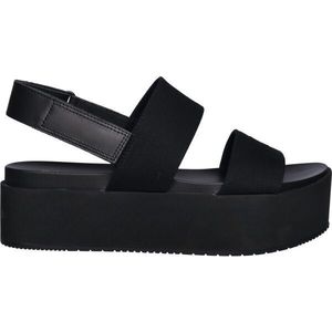 Calvin Klein FLATFORM SLING IN Dámské sandály, černá, velikost obraz
