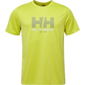 Helly Hansen HH TECH GRAPHIC UPF 50+ T-SHIRT 2.0 Pánské triko, žlutá, velikost obraz