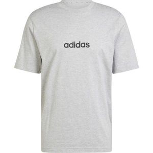 adidas ESSENTIALS LINEAR TEE Pánské tričko, šedá, velikost obraz
