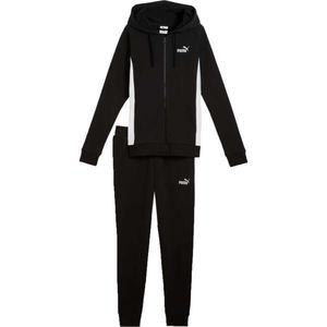 Puma HOODED SWEAT SUIT TR Dámská souprava, černá, velikost obraz