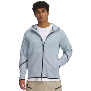 Under Armour UNSTOPPABLE FLEECE GRID Pánská mikina, světle modrá, velikost obraz