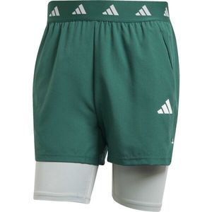adidas GYM+ 2IN1 SHORT Pánské sportovní kraťasy, zelená, velikost obraz