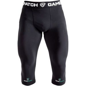 GAMEPATCH COMPRESSION TIGHTS 3/4 Kompresní unisex legíny, černá, velikost obraz