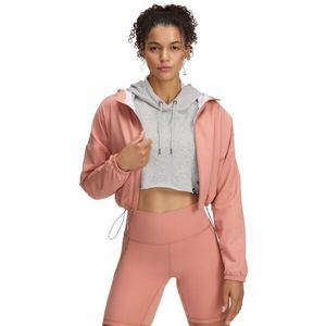 Under Armour UNSTOPPABLE WOVEN JACKET Dámská bunda, růžová, velikost obraz