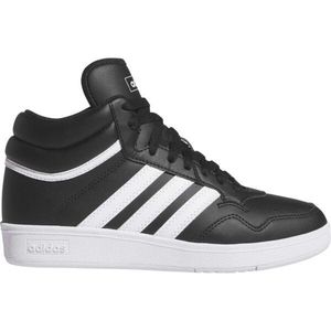 adidas HOOPS 4.0 MID J Dětské kotníkové tenisky, černá, velikost 36 2/3 obraz