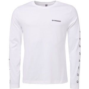 FUNDANGO ESSENTIAL Pánské tričko s dlouhým rukávem, bílá, velikost obraz