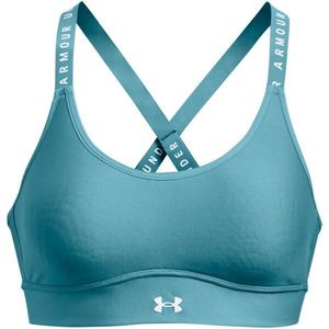 Under Armour INFINITY MID COVERED Dámská sportovní podprsenka, tyrkysová, velikost obraz