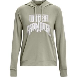 Under Armour RIVAL TERRY GRAPHIC Dámská mikina, světle zelená, velikost obraz