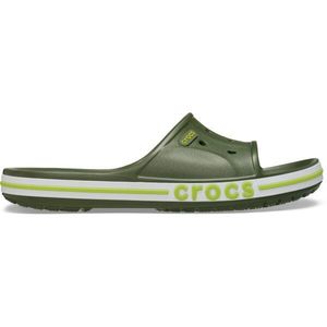 Crocs BAYABAND SLIDE Unisex pantofle, khaki, velikost 45/46 obraz