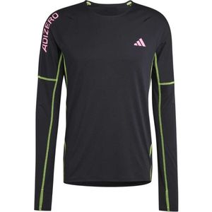 adidas ADIZERO LONG SLEEVE TEE Pánské běžecké tričko, černá, velikost obraz